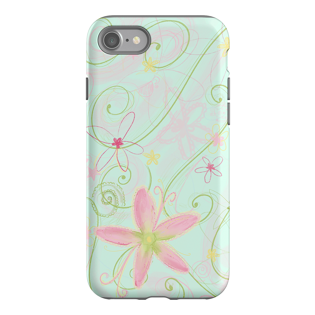Swirl Blue Printed Phone Cases iPhone SE / Armoured by Kayla Carr - The Dairy