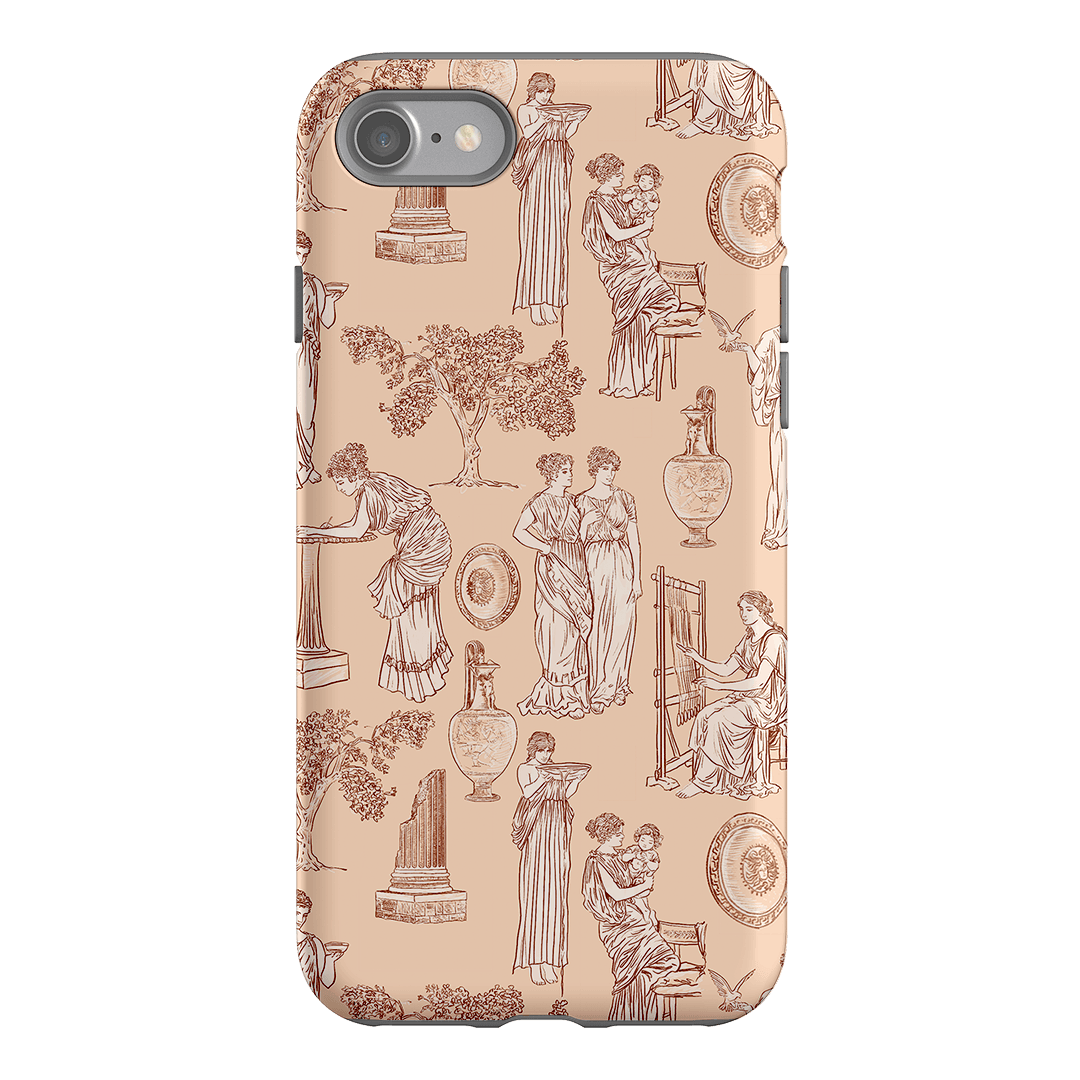 Symposium Rosewater Printed Phone Cases iPhone SE / Armoured by Veronica Tucker - The Dairy