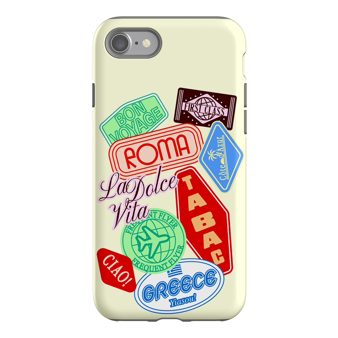 Well Travelled Printed Phone Cases iPhone SE / Armoured by The Dairy - The Dairy