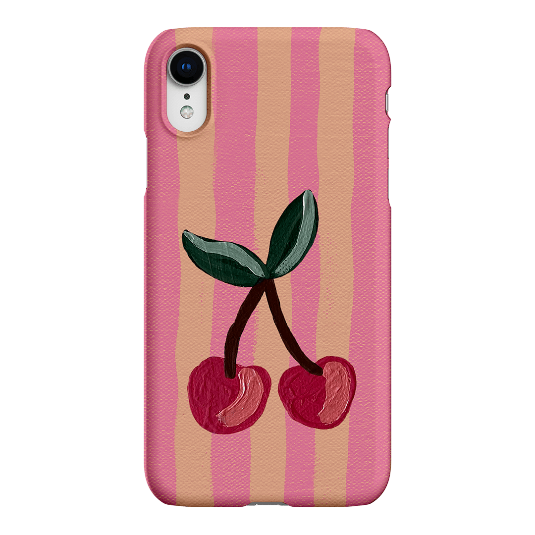 Cherry On Top Printed Phone Cases iPhone XR / Snap by Amy Gibbs - The Dairy