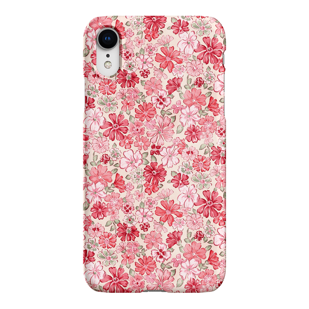 Strawberry Kiss Printed Phone Cases iPhone XR / Snap by Oak Meadow - The Dairy