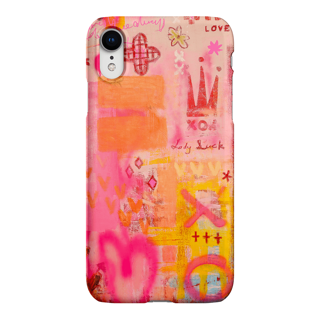 Lady Luck Printed Phone Cases iPhone XR / Snap by Jackie Green - The Dairy