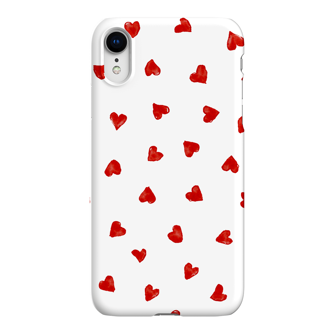 Love Hearts Printed Phone Cases iPhone XR / Snap by Oak Meadow - The Dairy