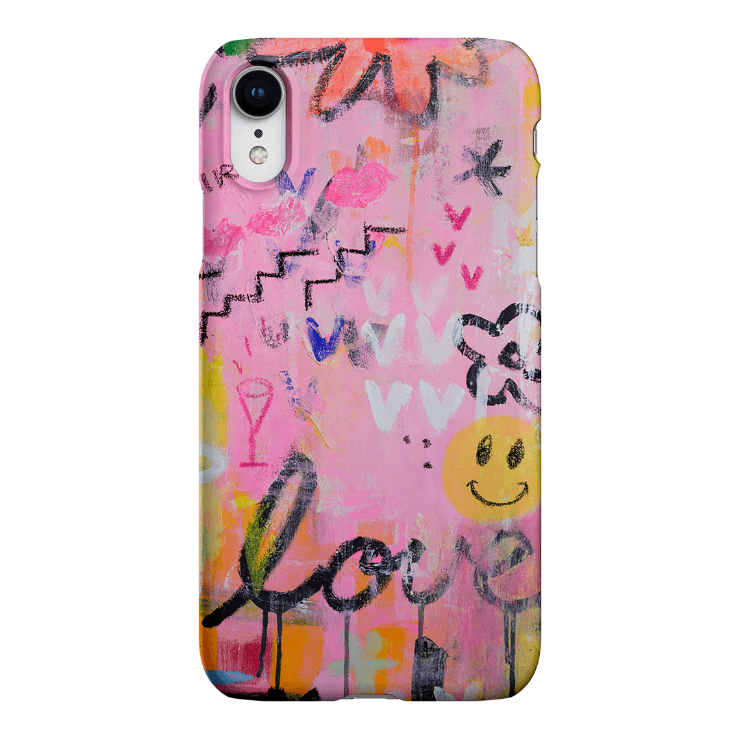 Love Smiles Printed Phone Cases iPhone XR / Snap by Jackie Green - The Dairy