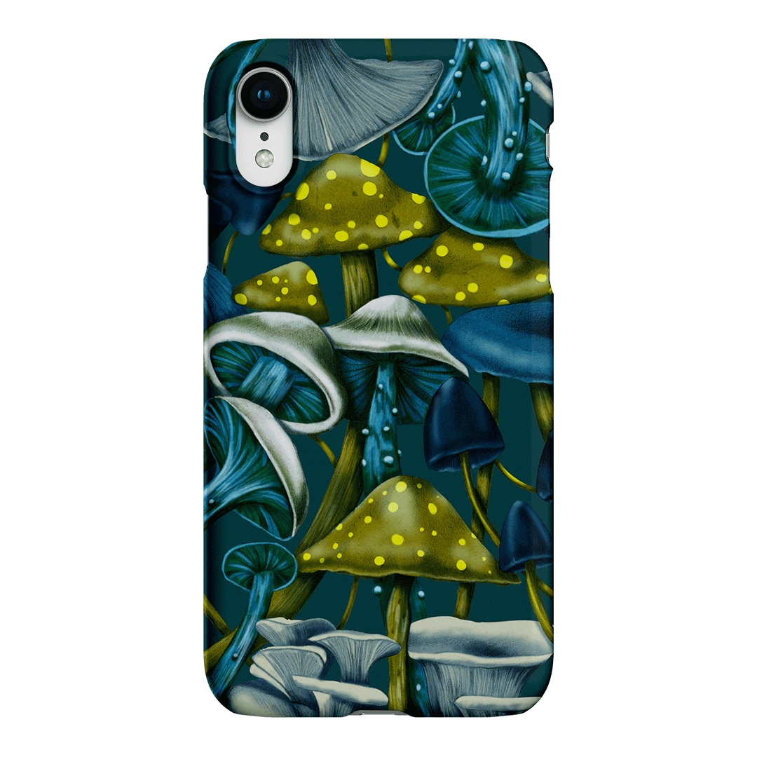 Shrooms Blue Printed Phone Cases iPhone XR / Snap by Kelly Thompson - The Dairy