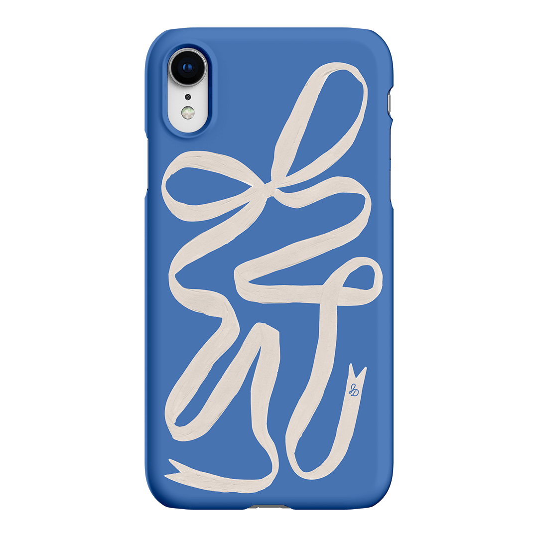 Something Blue Ribbon Printed Phone Cases iPhone XR / Snap by Jasmine Dowling - The Dairy