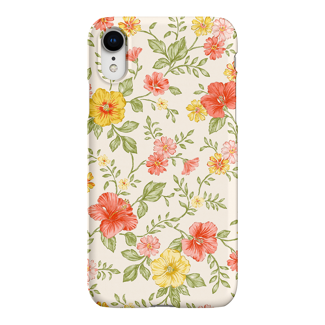 Hibiscus Printed Phone Cases iPhone XR / Snap by Oak Meadow - The Dairy