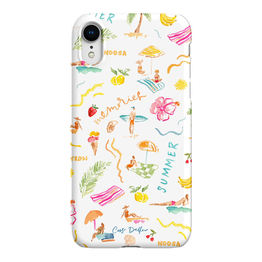 Summer Memories Printed Phone Cases iPhone XR / Snap by Cass Deller - The Dairy