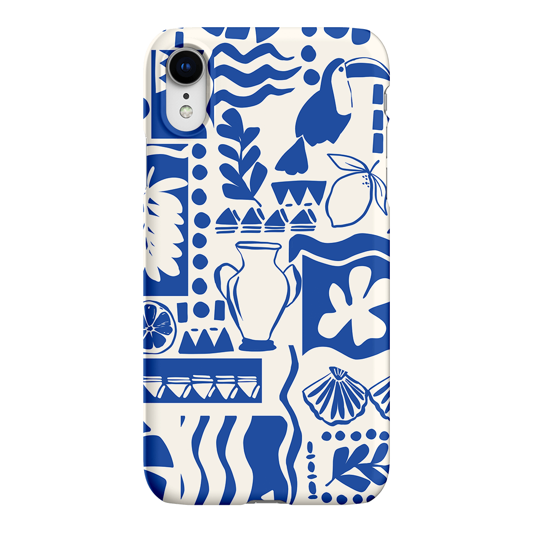 Toucan Blue Printed Phone Cases iPhone XR / Snap by Charlie Taylor - The Dairy