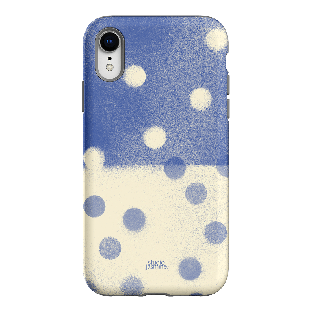 Bleu Polka Dot Printed Phone Cases iPhone XR / Armoured by Jasmine Dowling - The Dairy