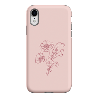 Blush Poppies Printed Phone Cases iPhone XR / Armoured by Typoflora - The Dairy