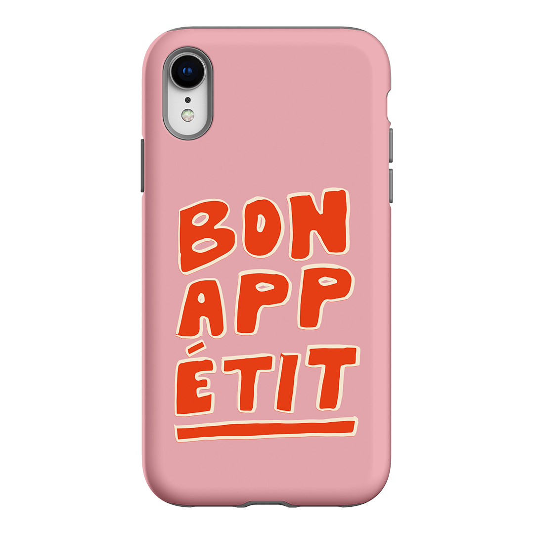 Bon Appetit Pink Printed Phone Cases iPhone XR / Armoured by The Dairy - The Dairy