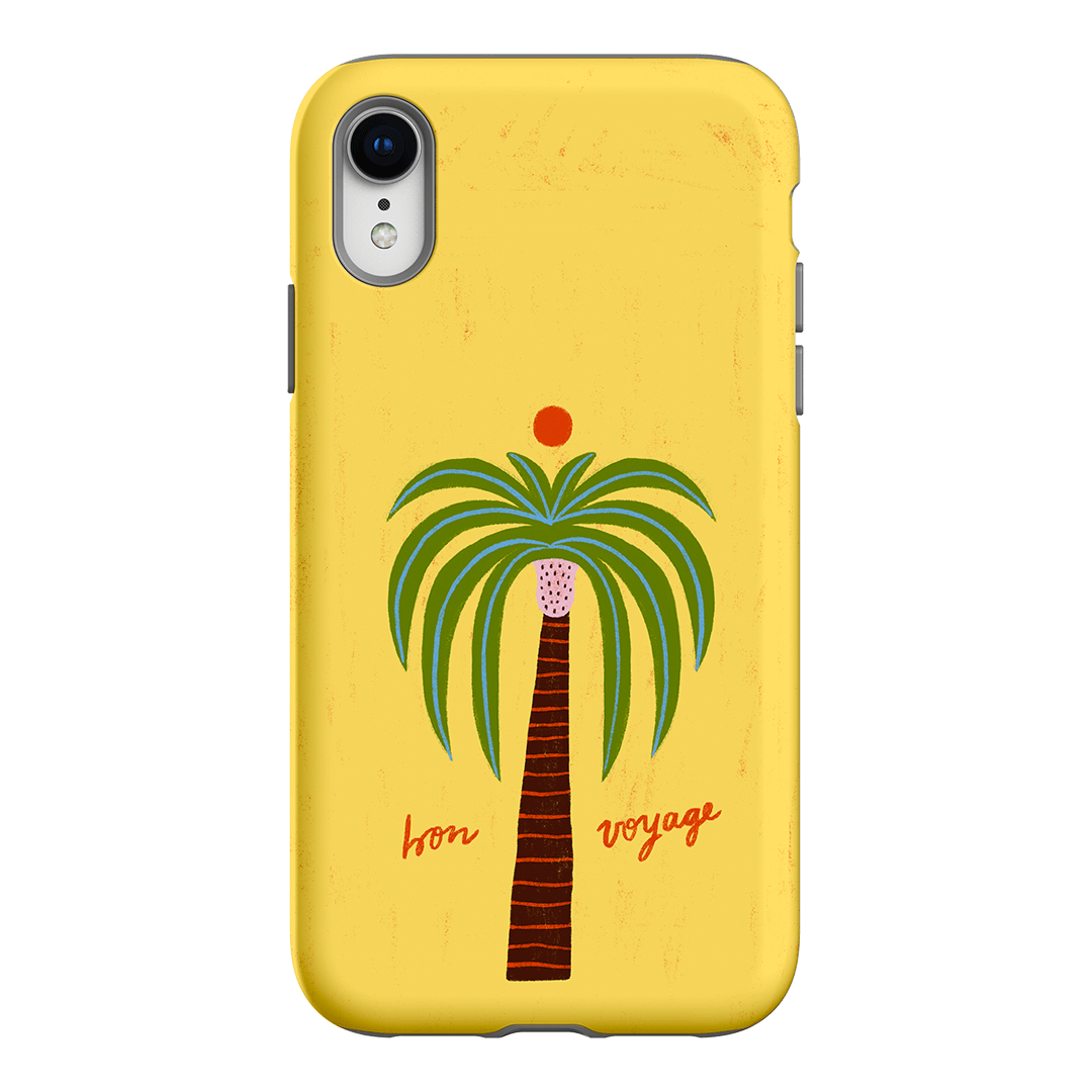 Bon Voyage Yellow Printed Phone Cases iPhone XR / Armoured by Marie Faurrite - The Dairy