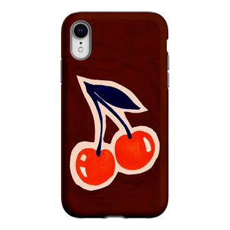 Cherries Printed Phone Cases iPhone XR / Armoured by Studio Bon - The Dairy