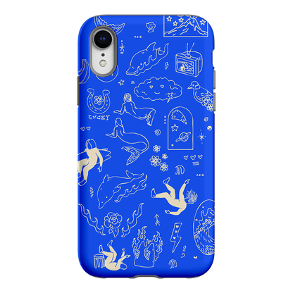 Easty Flash Blue Printed Phone Cases iPhone XR / Armoured by Easty Beasty - The Dairy