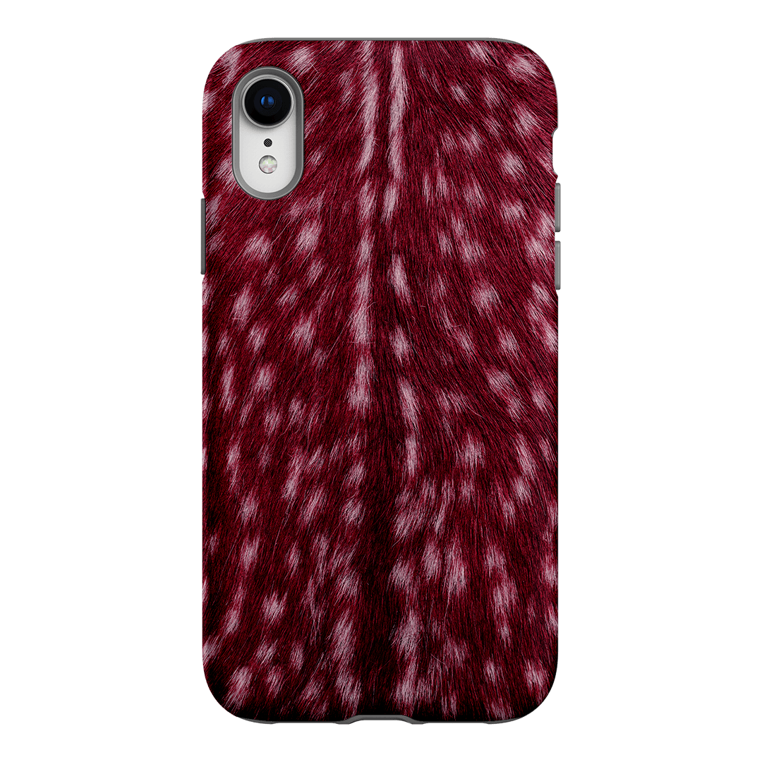 Fawn Burgundy Printed Phone Cases iPhone XR / Armoured by The Dairy - The Dairy