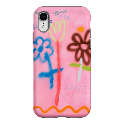 Flowers Printed Phone Cases iPhone XR / Armoured by Kate Eliza - The Dairy