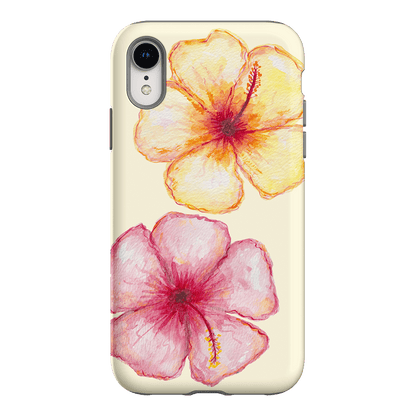 Hibiscus Flower Yellow Printed Phone Cases iPhone XR / Armoured by BG. Studio - The Dairy