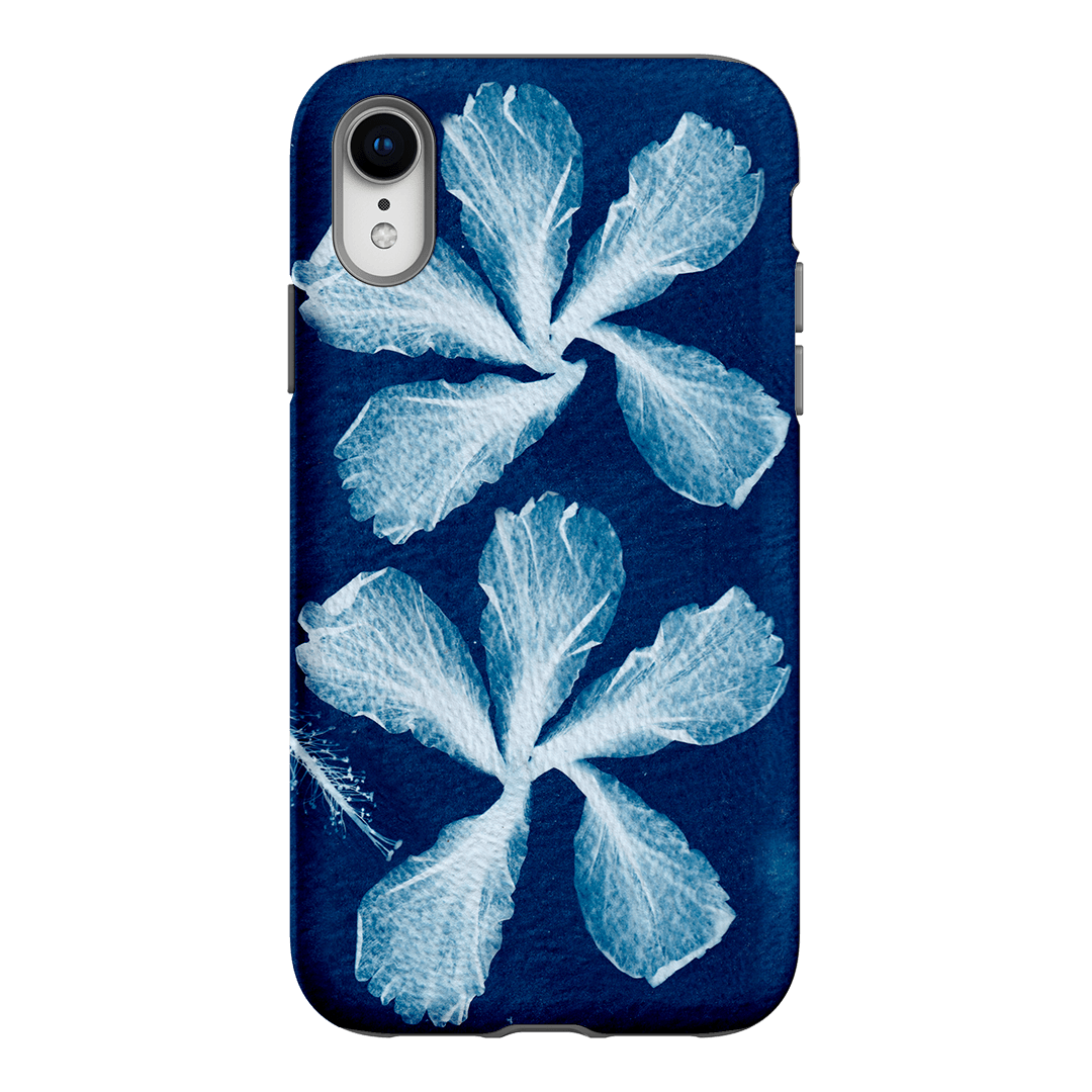 Hibiscus Cyanotype Printed Phone Cases iPhone XR / Armoured by Sally Hungerford - The Dairy