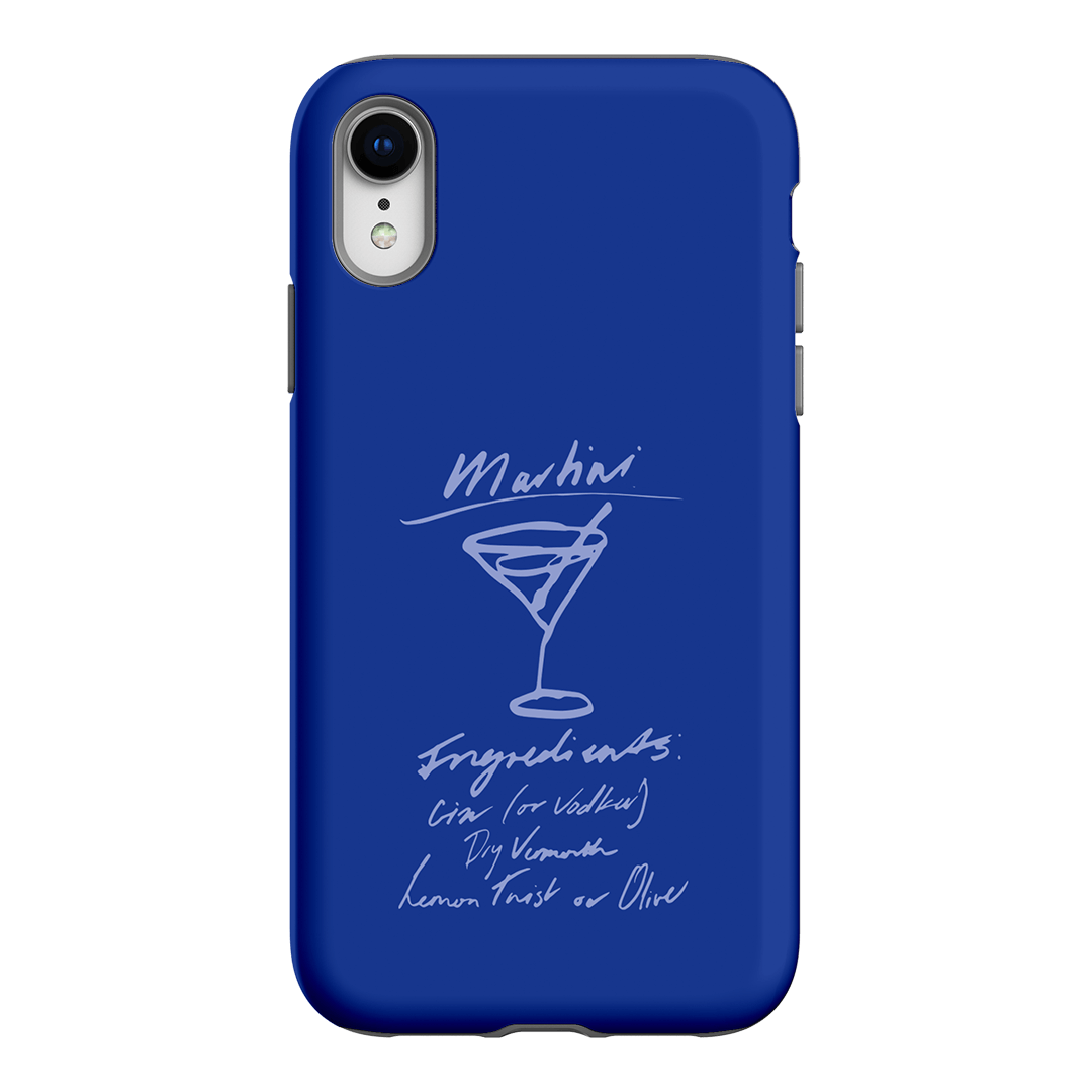 Martini Mood Blue Printed Phone Cases iPhone XR / Armoured by The Dairy - The Dairy