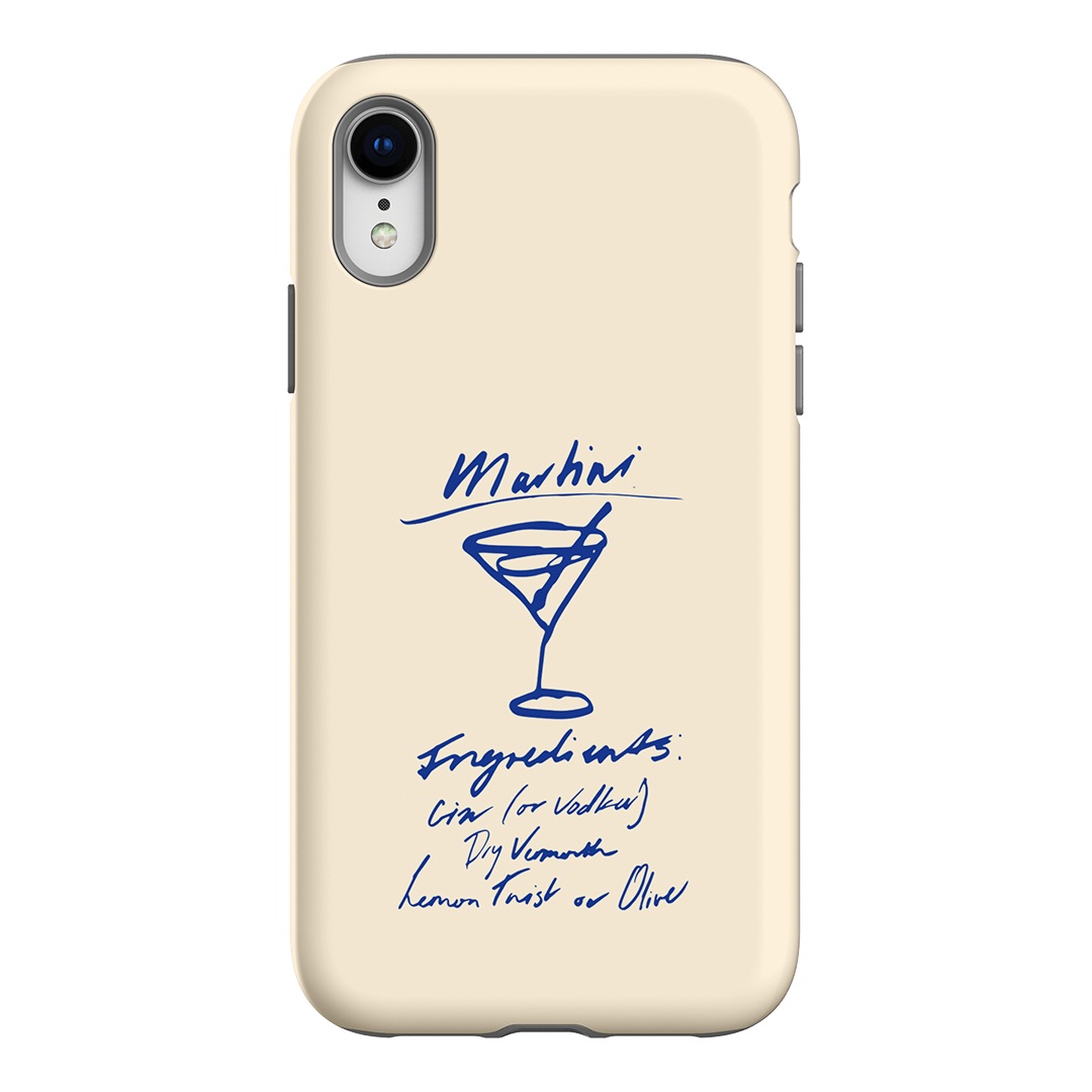 Martini Mood Cream Printed Phone Cases iPhone XR / Armoured by The Dairy - The Dairy