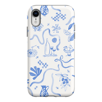 Mediterranean Wave Printed Phone Cases iPhone XR / Armoured by Charlie Taylor - The Dairy