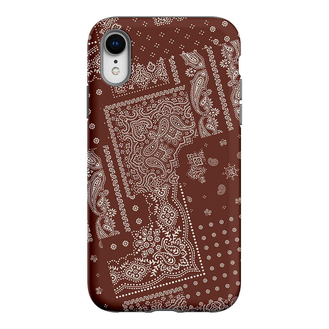 Paisley Cinnamon Printed Phone Cases iPhone XR / Armoured by The Dairy - The Dairy