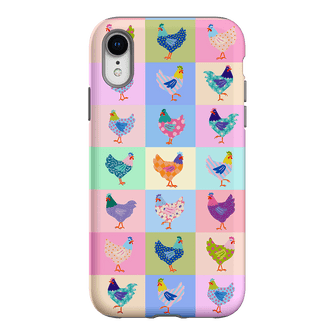 Pastel Chickens Printed Phone Cases iPhone XR / Armoured by Kayla Henley - The Dairy