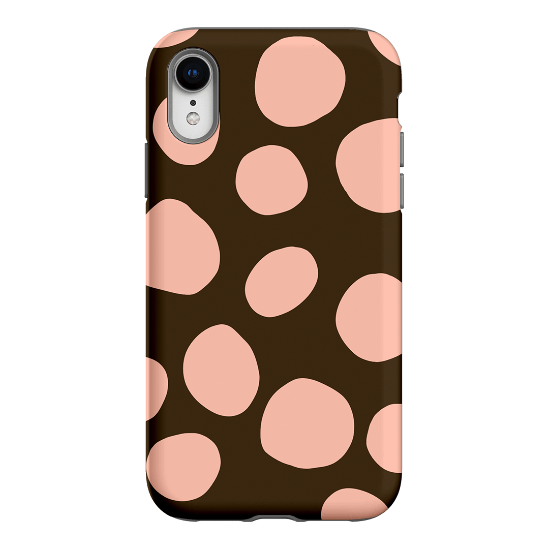 Pebbles Chocolate Pink Printed Phone Cases iPhone XR / Armoured by Veronica Tucker - The Dairy