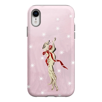 Pink Bow Hound Printed Phone Cases iPhone XR / Armoured by Lisa Hu - The Dairy