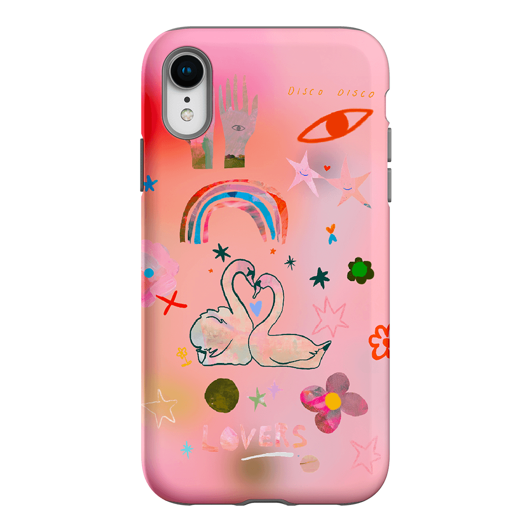 Pink Swan Printed Phone Cases iPhone XR / Armoured by Kate Eliza - The Dairy