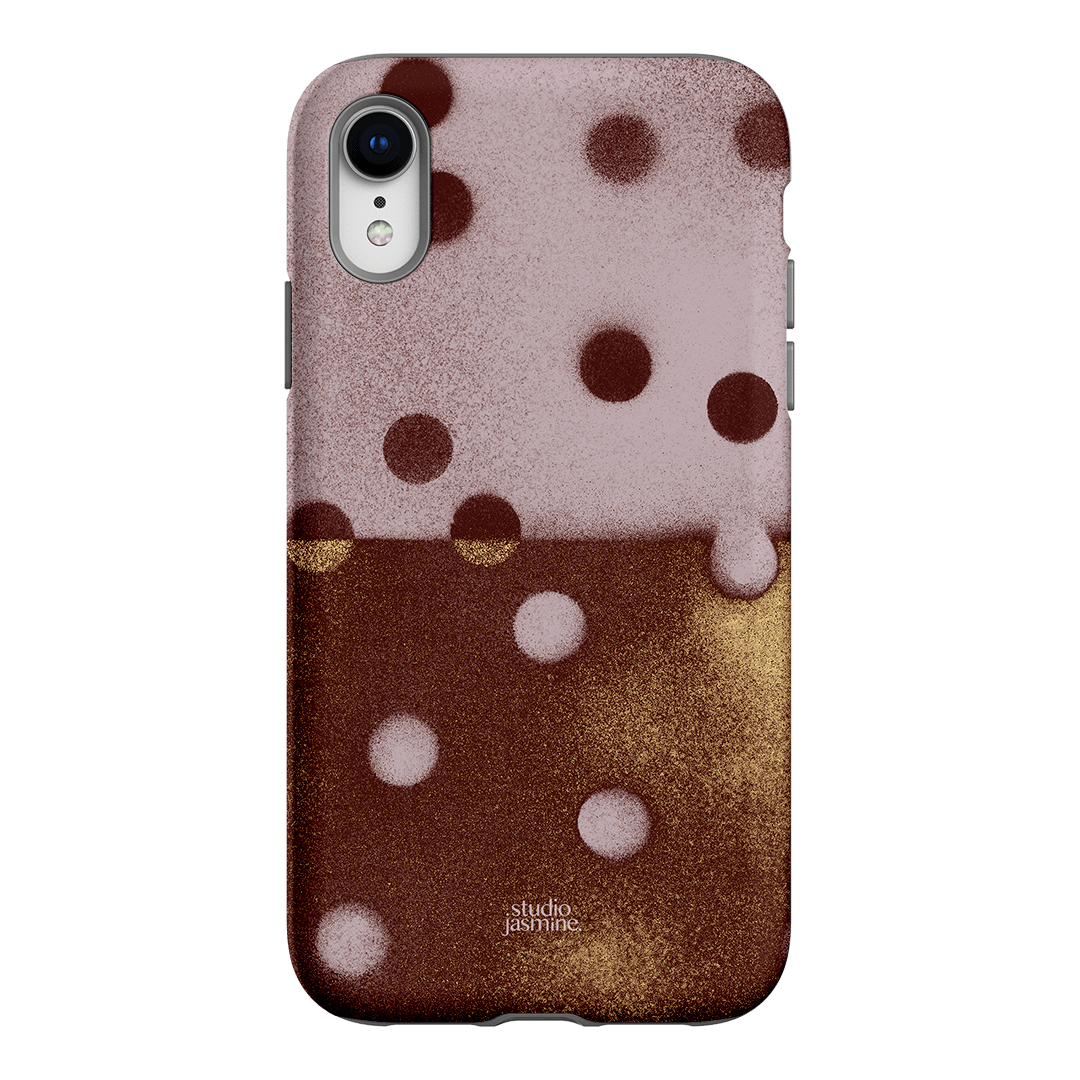 Rust Polka Dot Printed Phone Cases iPhone XR / Armoured by Jasmine Dowling - The Dairy