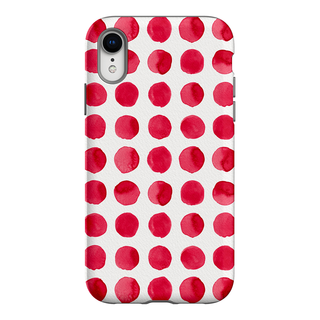 Spots in Red Printed Phone Cases by The Dairy - The Dairy