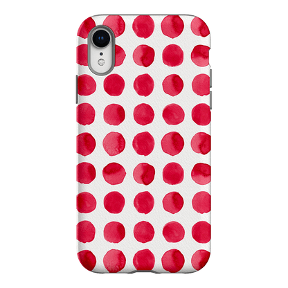 Spots in Red Printed Phone Cases by The Dairy - The Dairy