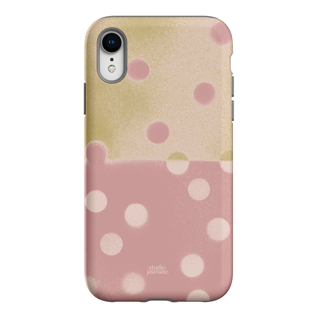 Strawberry Polka Dot Printed Phone Cases iPhone XR / Armoured by Jasmine Dowling - The Dairy