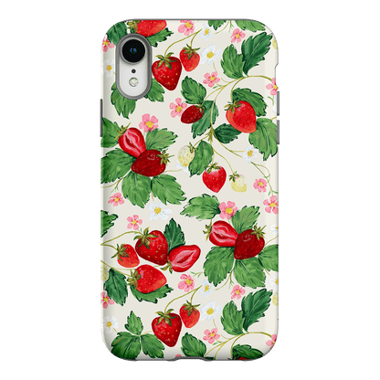 Strawberry Patch Printed Phone Cases iPhone XR / Armoured by Ellie Mae - The Dairy