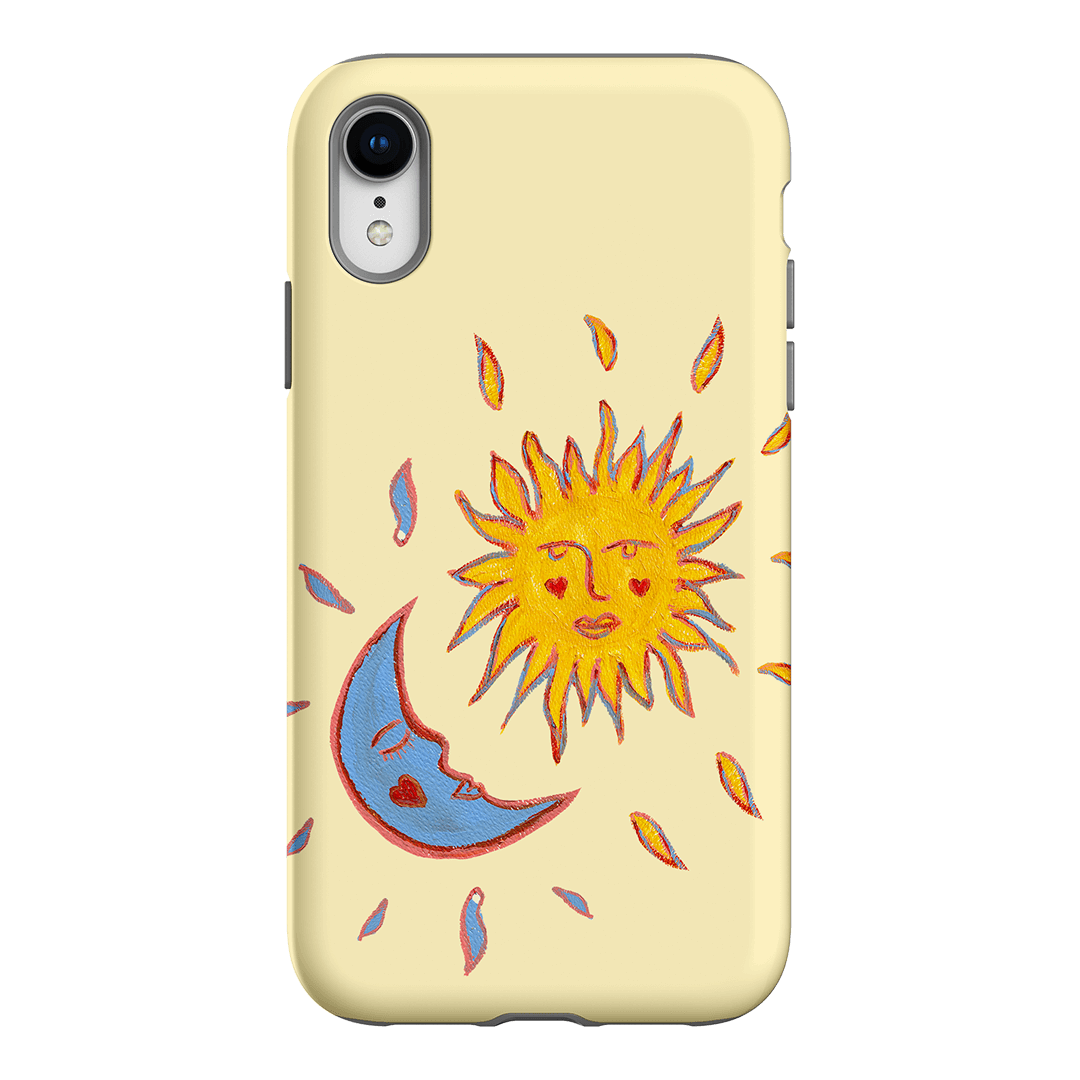 Sun & Moon Yellow Printed Phone Cases iPhone XR / Armoured by BG. Studio - The Dairy