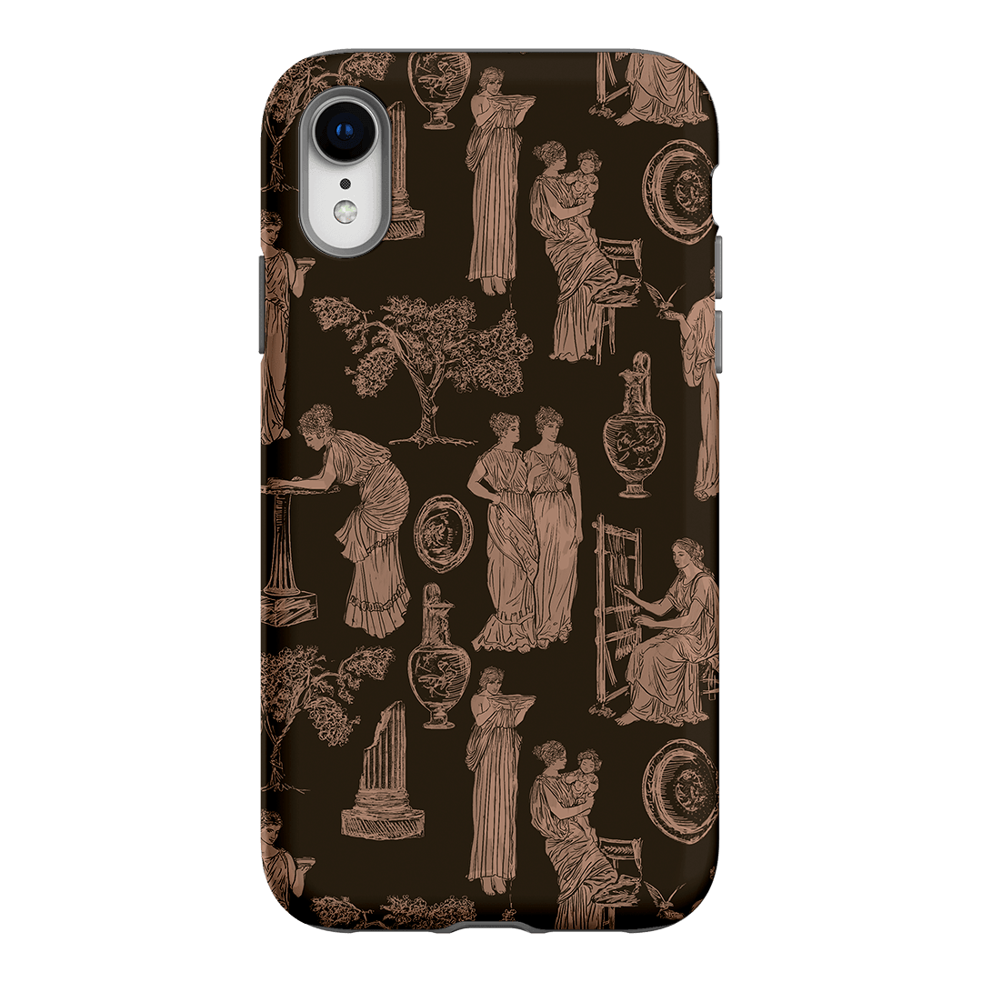 Symposium Burnt Umber Printed Phone Cases iPhone XR / Armoured by Veronica Tucker - The Dairy
