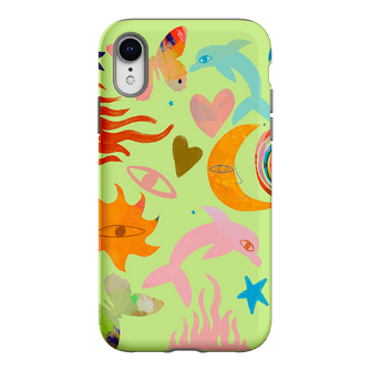 Tattoos Green Printed Phone Cases iPhone XR / Armoured by Kate Eliza - The Dairy