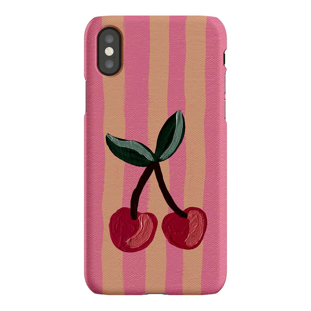 Cherry On Top Printed Phone Cases iPhone XS / Snap by Amy Gibbs - The Dairy