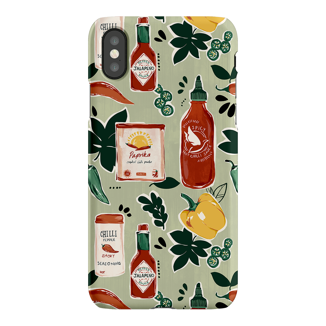 Chilli Pepper Printed Phone Cases iPhone XS / Snap by Charlie Taylor - The Dairy