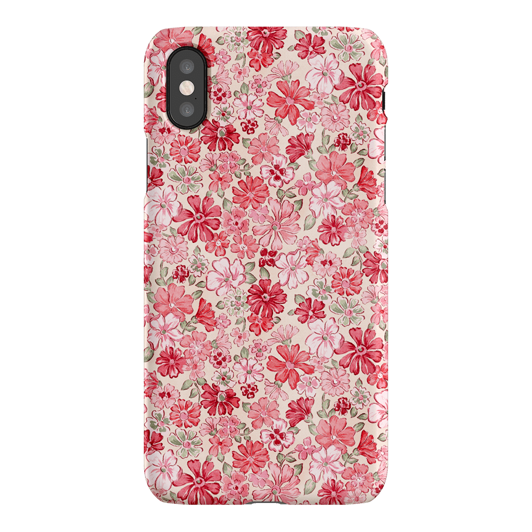 Strawberry Kiss Printed Phone Cases iPhone XS / Snap by Oak Meadow - The Dairy
