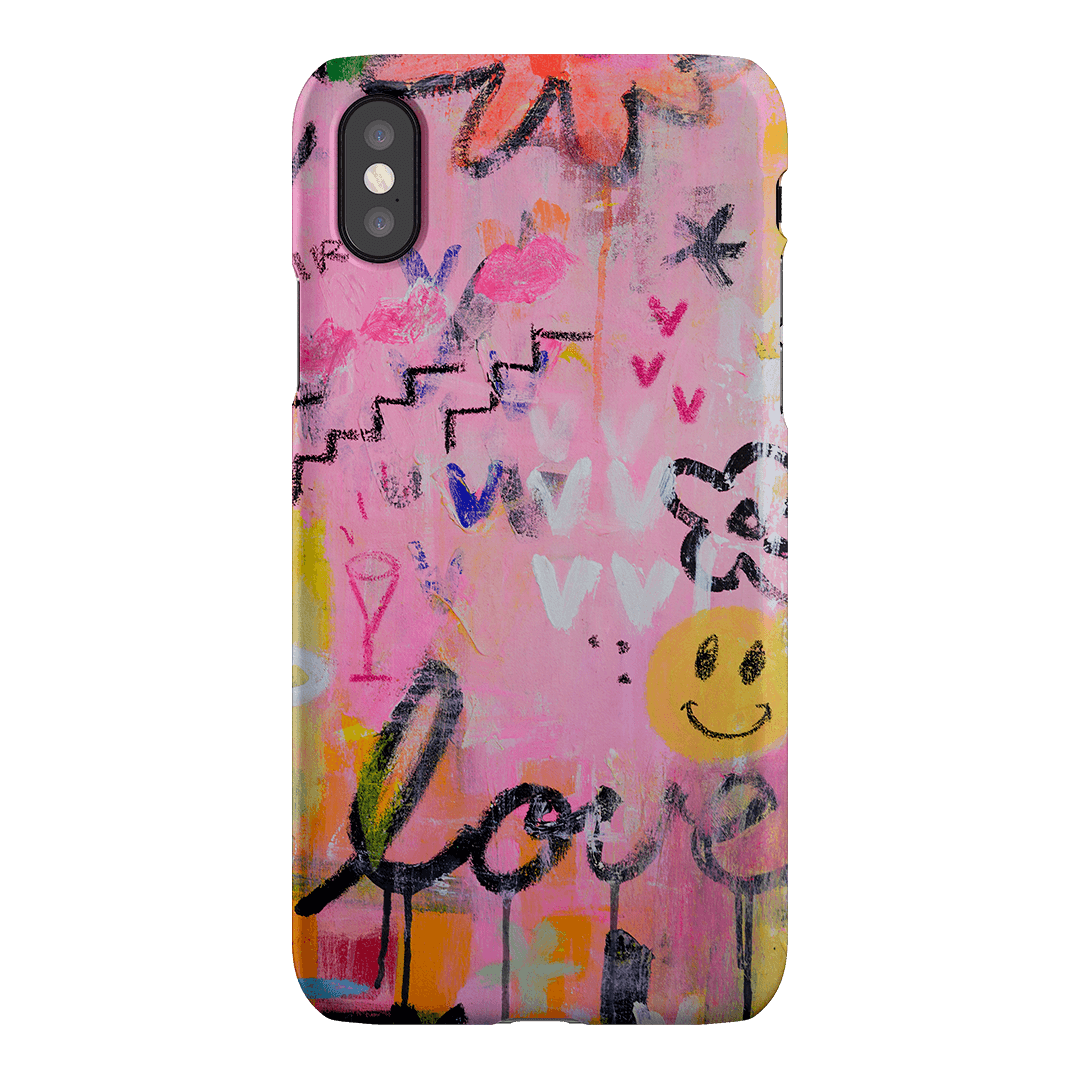Love Smiles Printed Phone Cases iPhone XS / Snap by Jackie Green - The Dairy