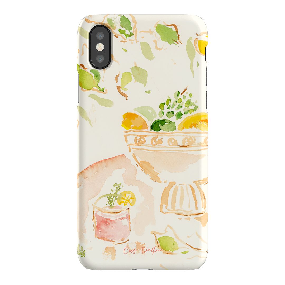 Sorrento Printed Phone Cases iPhone XS / Snap by Cass Deller - The Dairy