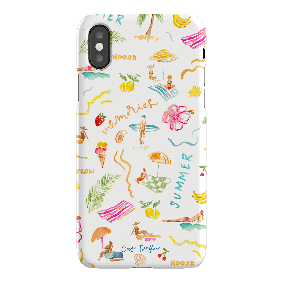 Summer Memories Printed Phone Cases iPhone XS / Snap by Cass Deller - The Dairy