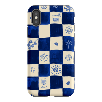 Afternoon Mezze Azure Printed Phone Cases iPhone XS / Armoured by Charlie Taylor - The Dairy