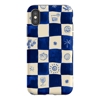 Afternoon Mezze Azure Printed Phone Cases iPhone XS / Armoured by Charlie Taylor - The Dairy