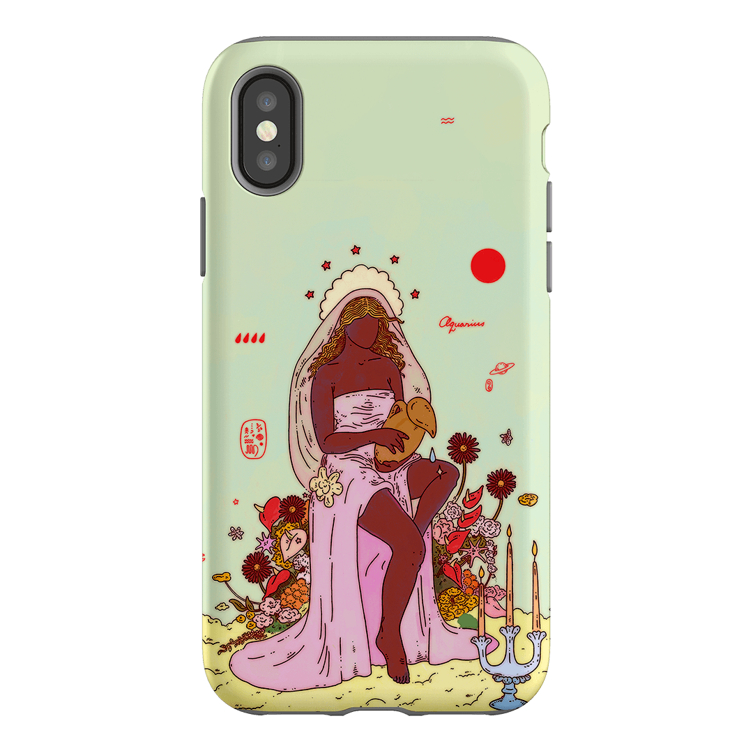 Aquarius Season Printed Phone Cases iPhone XS / Armoured by Easty Beasty - The Dairy