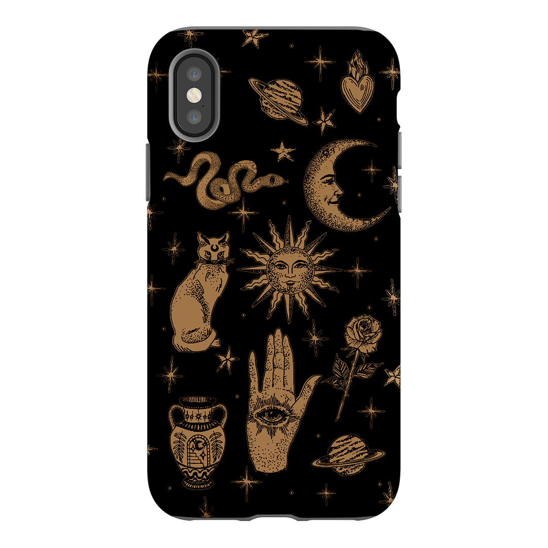 Astro Flash Noir Printed Phone Cases iPhone XS / Armoured by Veronica Tucker - The Dairy