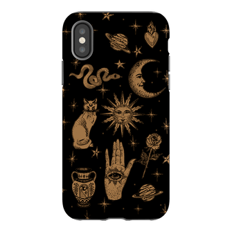 Astro Flash Noir Printed Phone Cases iPhone XS / Armoured by Veronica Tucker - The Dairy